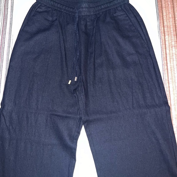 Navy Linen Pants from Zara - Picture 6 of 6